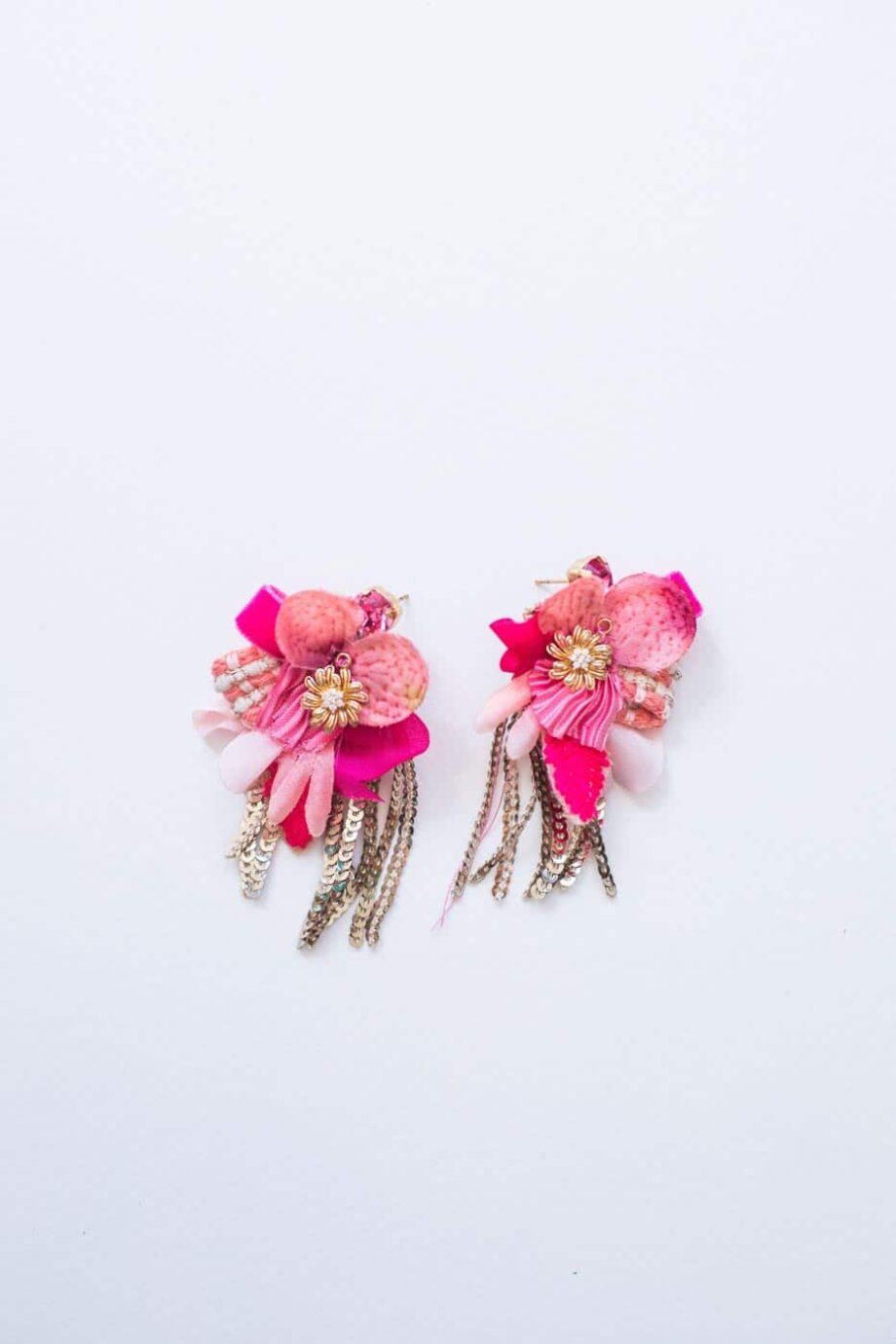 Carnation earrings (pink)_6