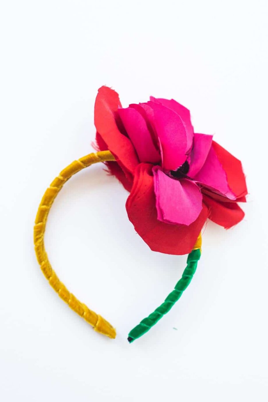 Poppy flower headband_2