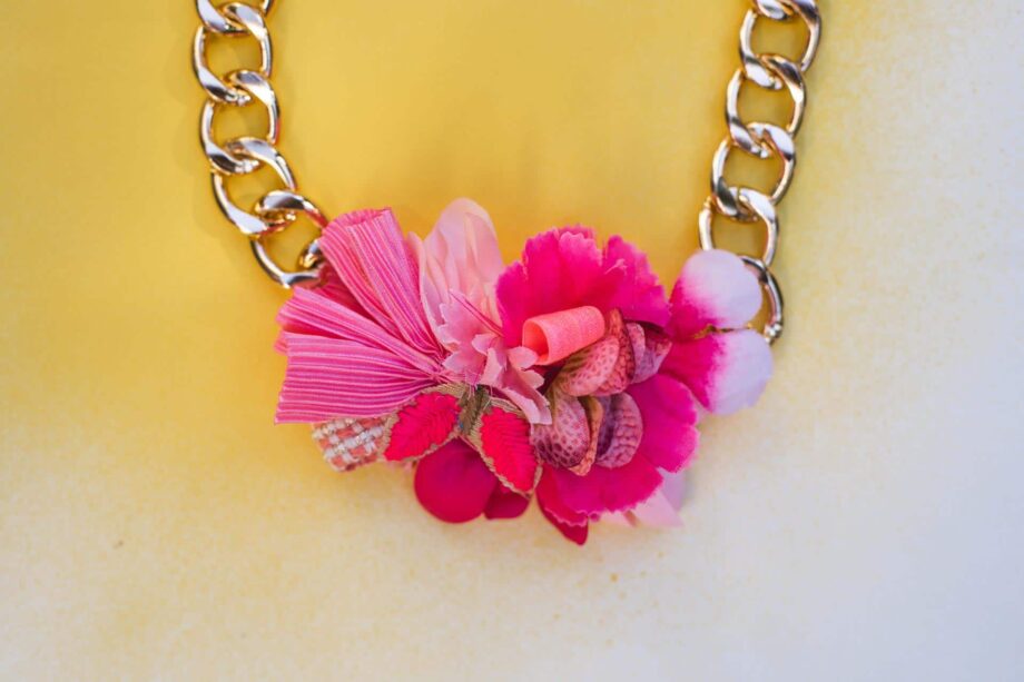 Summer splash necklace (pink)_2