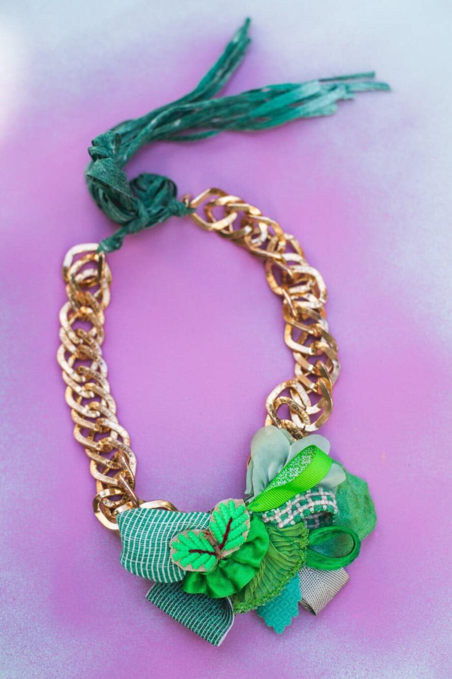 Summer splash necklace(green)_3