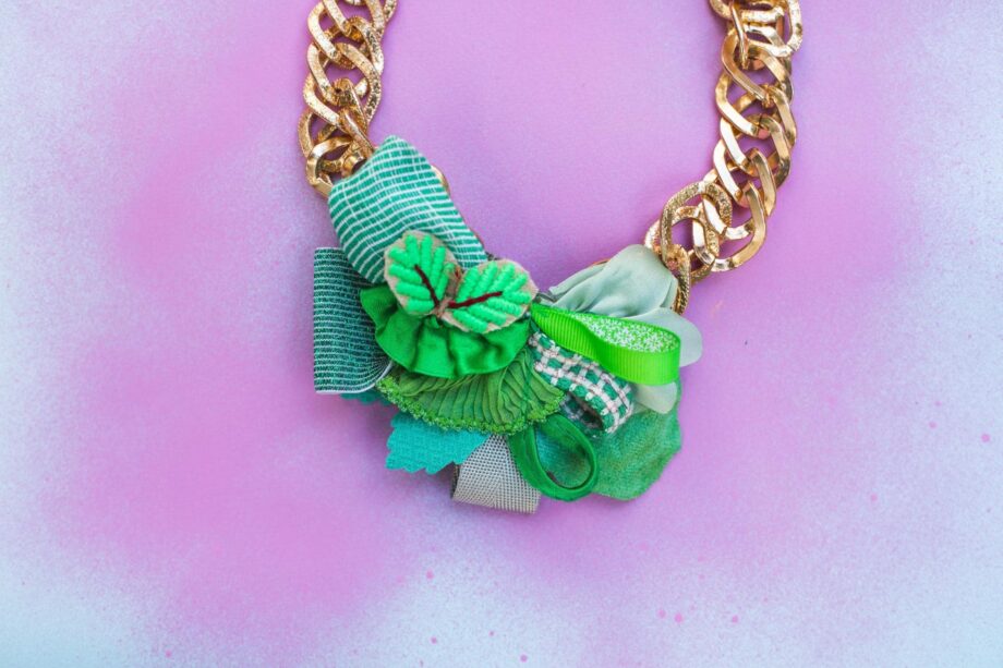 Summer splash necklace(green)_4