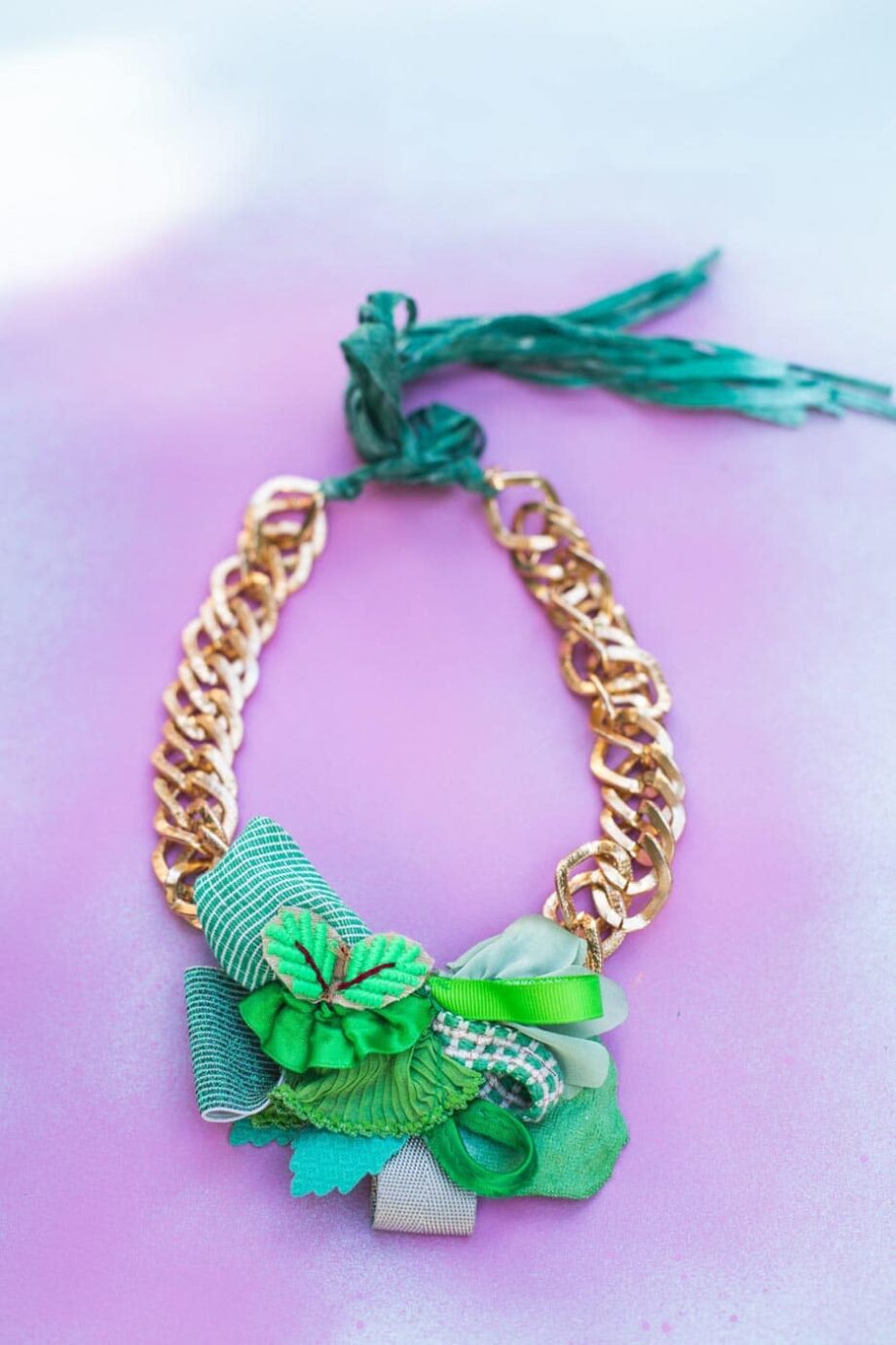 Summer splash necklace(green)_5