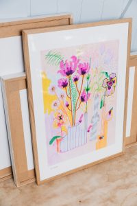 ⁦פרינט - I love having flowers in my home‏⁩ – תמונה ⁦4⁩