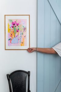 ⁦פרינט - I love having flowers in my home‏⁩ – תמונה ⁦2⁩