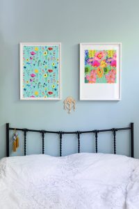 ⁦פרינט -Flowers are food for my soul⁩ – תמונה ⁦4⁩