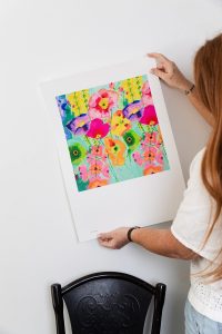 ⁦פרינט -Flowers are food for my soul⁩ – תמונה ⁦3⁩