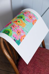 ⁦פרינט -Flowers are food for my soul⁩ – תמונה ⁦2⁩