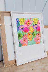 פרינט -Flowers are food for my soul