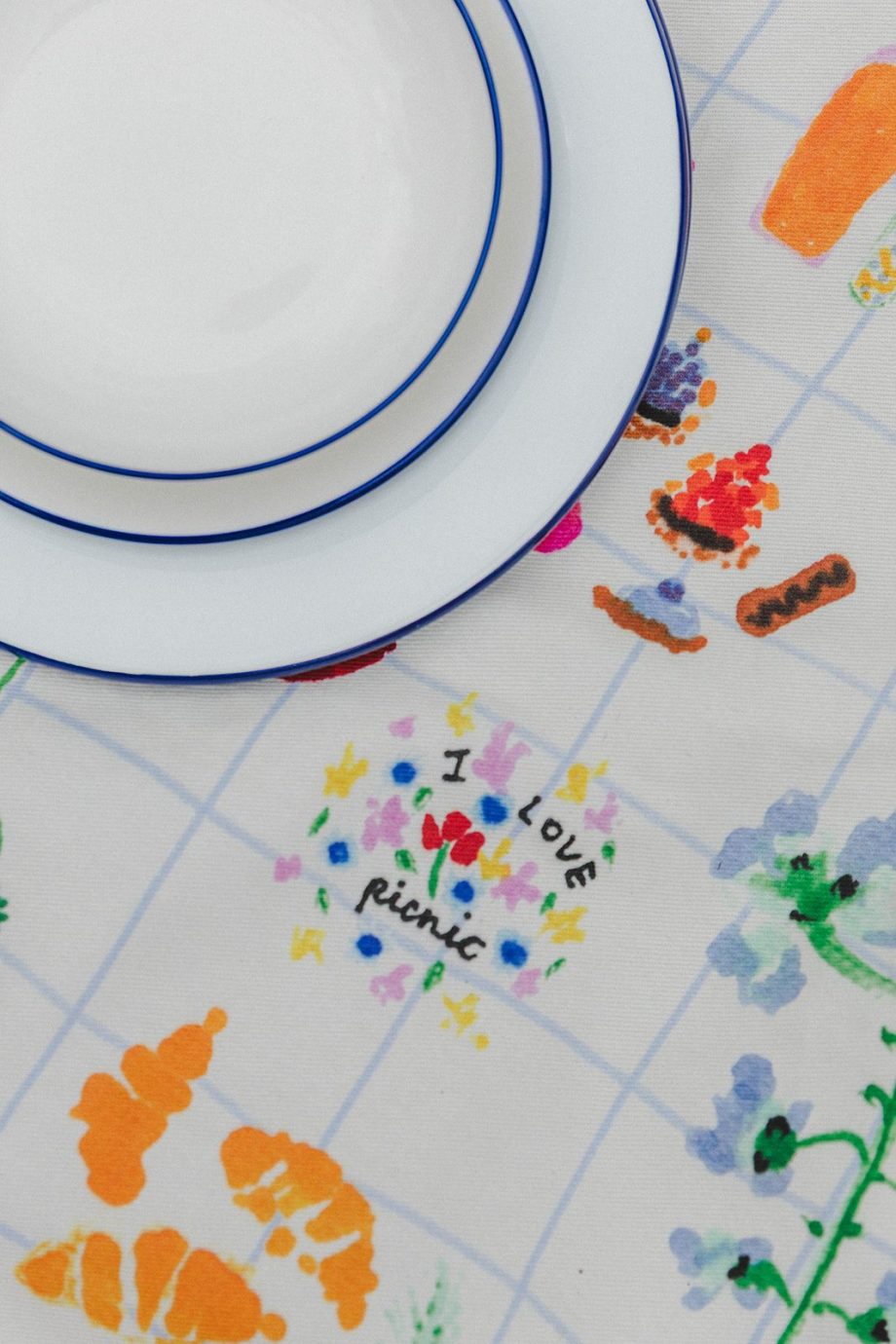 ⁦i love picnic tablecloth⁩ – תמונה ⁦2⁩