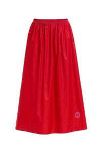 ⁦חצאית ניילון אדומה⁩ – תמונה ⁦2⁩