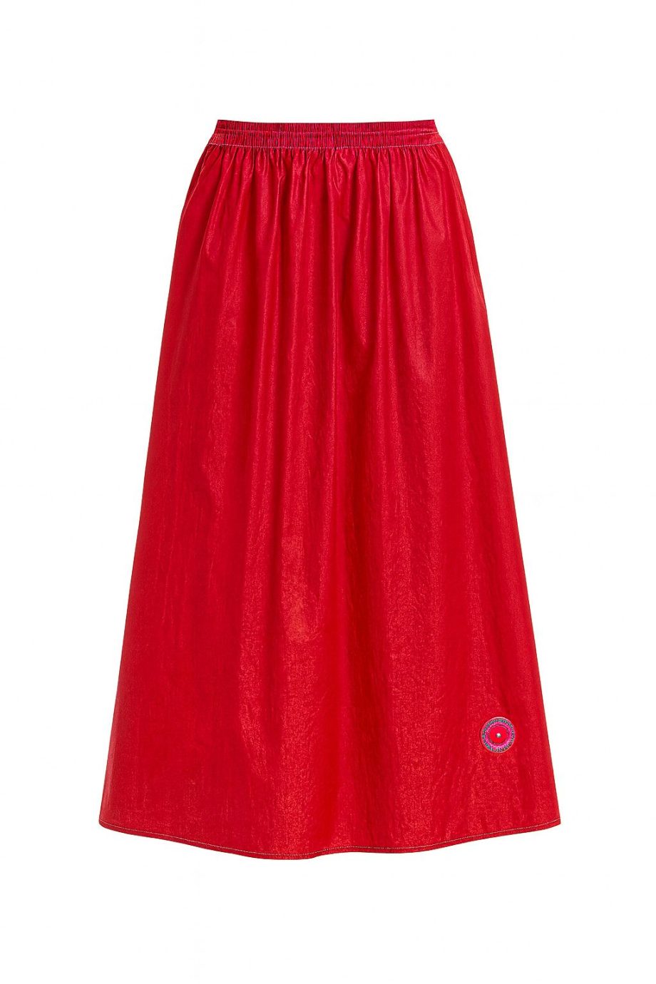 ⁦חצאית ניילון אדומה⁩ – תמונה ⁦2⁩